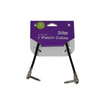 1' Patch Cable w/ Pancake Connectors (Black)