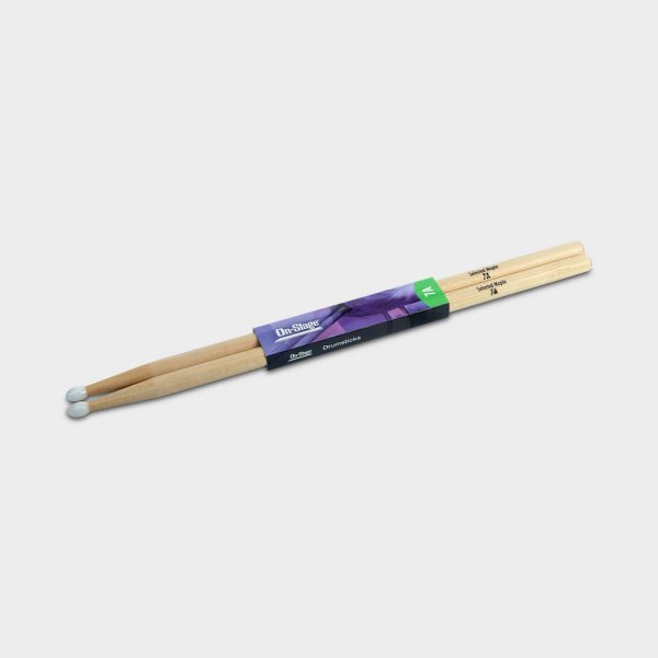 Maple Drum Sticks (7A, Nylon Tip, 12pr)