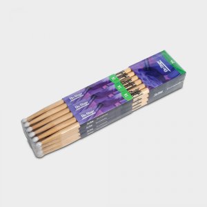 Maple Drum Sticks (7A, Nylon Tip, 12pr)