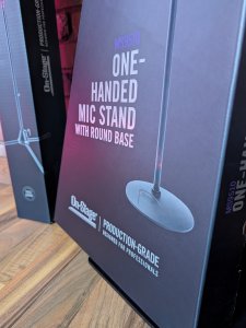 Production-Grade Mic Stand with 10" Round Base