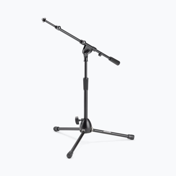 Kick Drum Mic Stand with Tripod Base and Telescoping Boom Arm