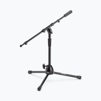 Kick Drum Mic Stand with Tripod Base and Telescoping Boom Arm