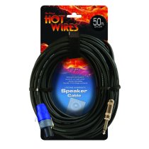 Speakon Cable with Neutrik Connectors (50', NL2-QTR)