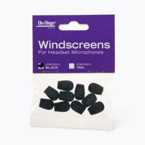 Windscreens for Headset Microphones