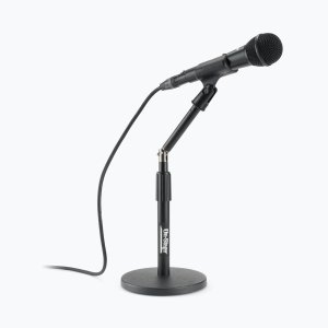 Adjustable Desktop Mic Stand with Rocker-Lug