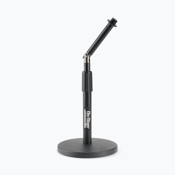Adjustable Desktop Mic Stand with Rocker-Lug