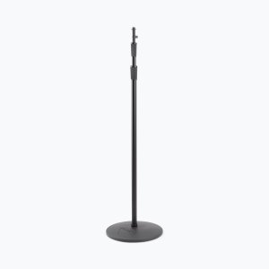 Production-Grade Three-Section Mic Stand with 12" Round Base