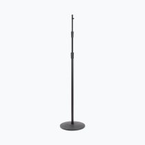 Production-Grade Three-Section Mic Stand with 12″ Round Base