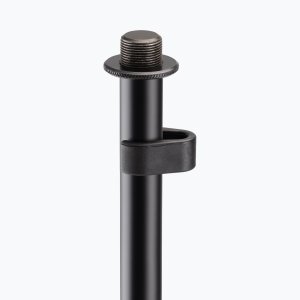 Production-Grade Three-Section Mic Stand with 12" Round Base