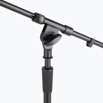 Production-Grade Telescoping Mic Boom with Dual-Mic Capability