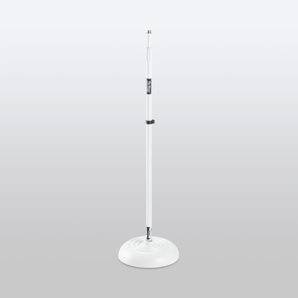 Quarter-Turn Round-Base Mic Stand