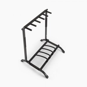 Five-Space Foldable Multi-Guitar Rack