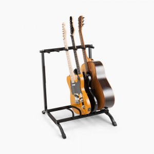 Five-Space Foldable Multi-Guitar Rack