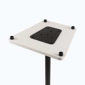 Wood Studio Monitor Stands (White, Pair)