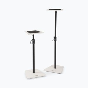 Wood Studio Monitor Stands (White, Pair)