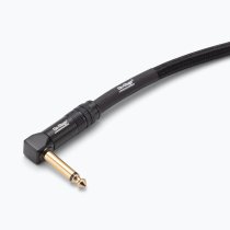 Production-Grade Braided Instrument Cable (Right Angle to Straight) 10 ft