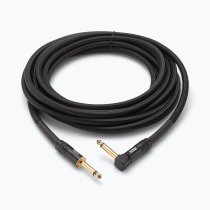 Production-Grade Braided Instrument Cable (Right Angle to Straight) 10 ft