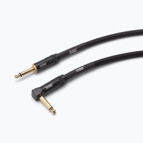 Production-Grade Braided Instrument Cable (Right Angle to Straight) 10 ft