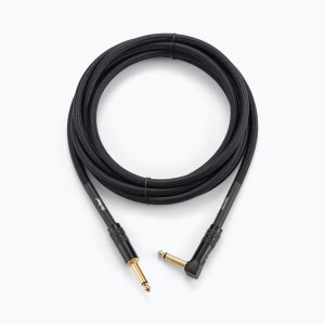Production-Grade Braided Instrument Cable (Right Angle to Straight) 10 ft