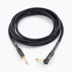 Production-Grade Braided Instrument Cable (Right Angle to Straight) 10 ft