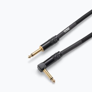 Production-Grade Braided Instrument Cable (Right Angle to Straight) 10 ft