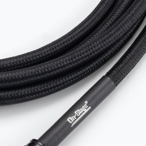 Production-Grade Braided Instrument Cable (Right Angle to Straight) 10 ft