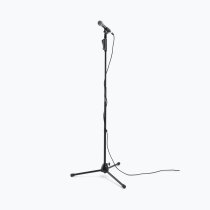 One-Handed Mic Stand with Tripod Base